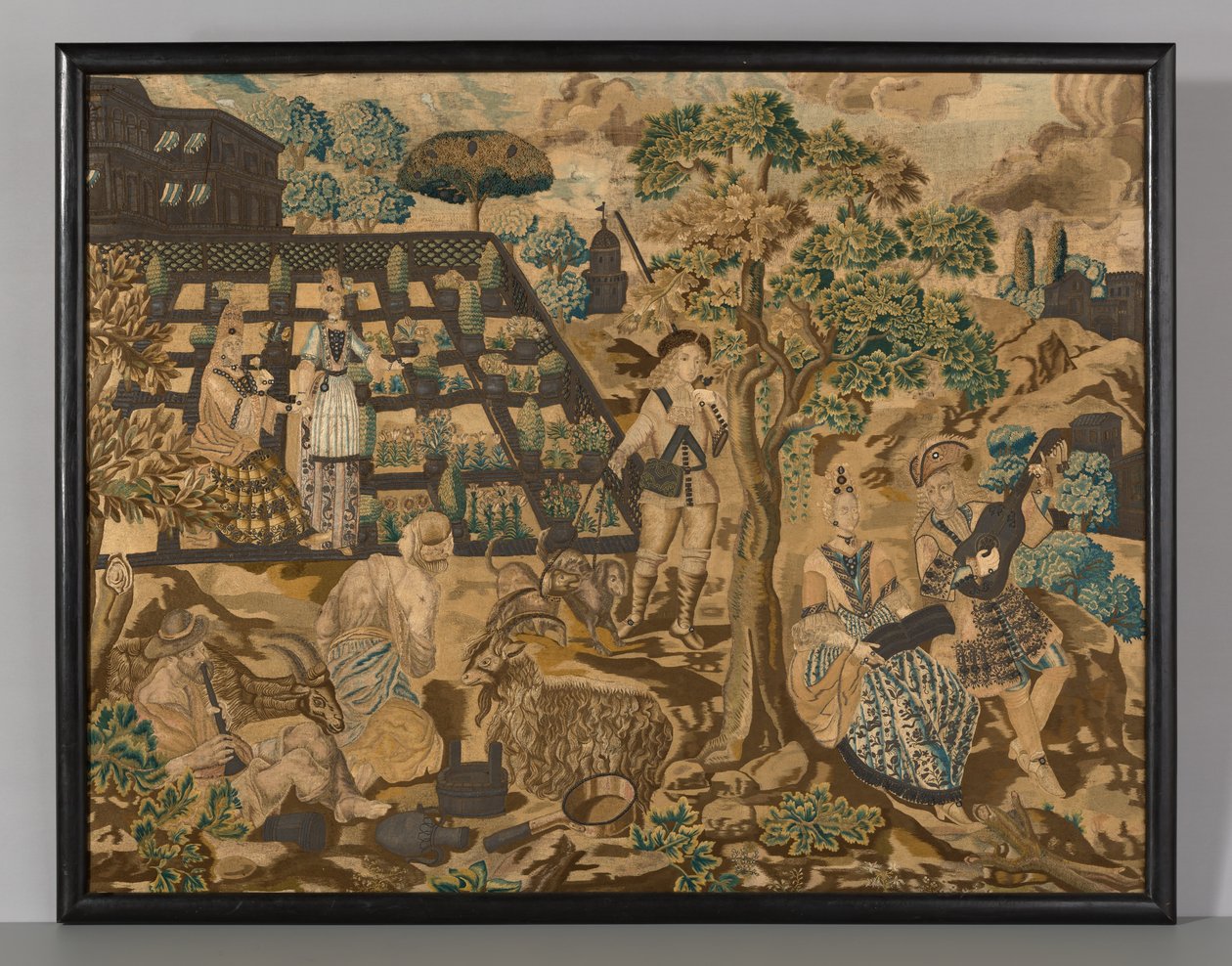 Needlework Panel by Unknown artist