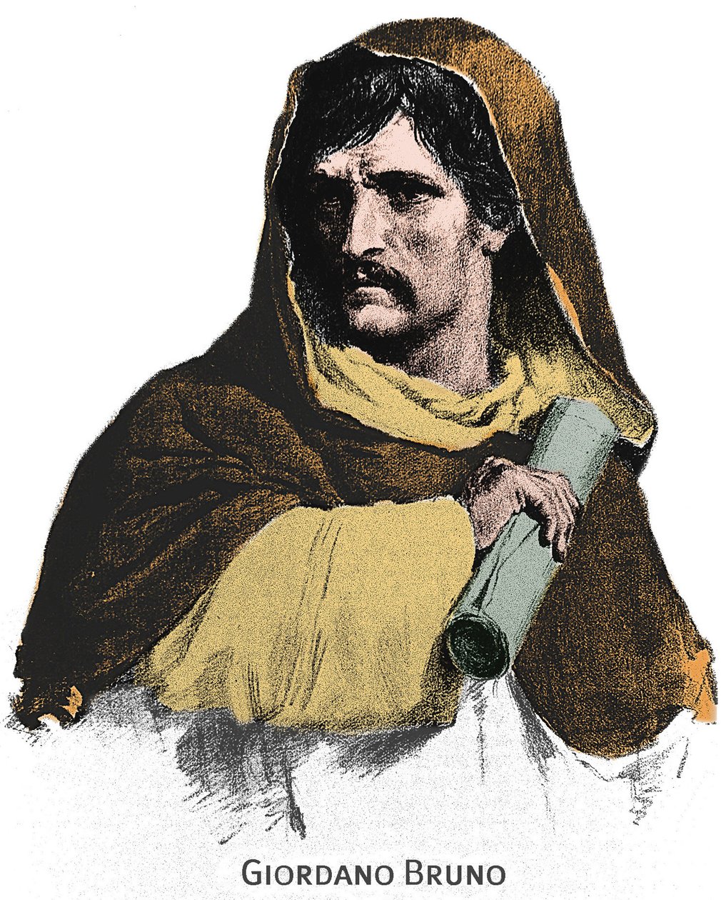 Portrait of Giordano Bruno (1548-1600) by Unknown artist