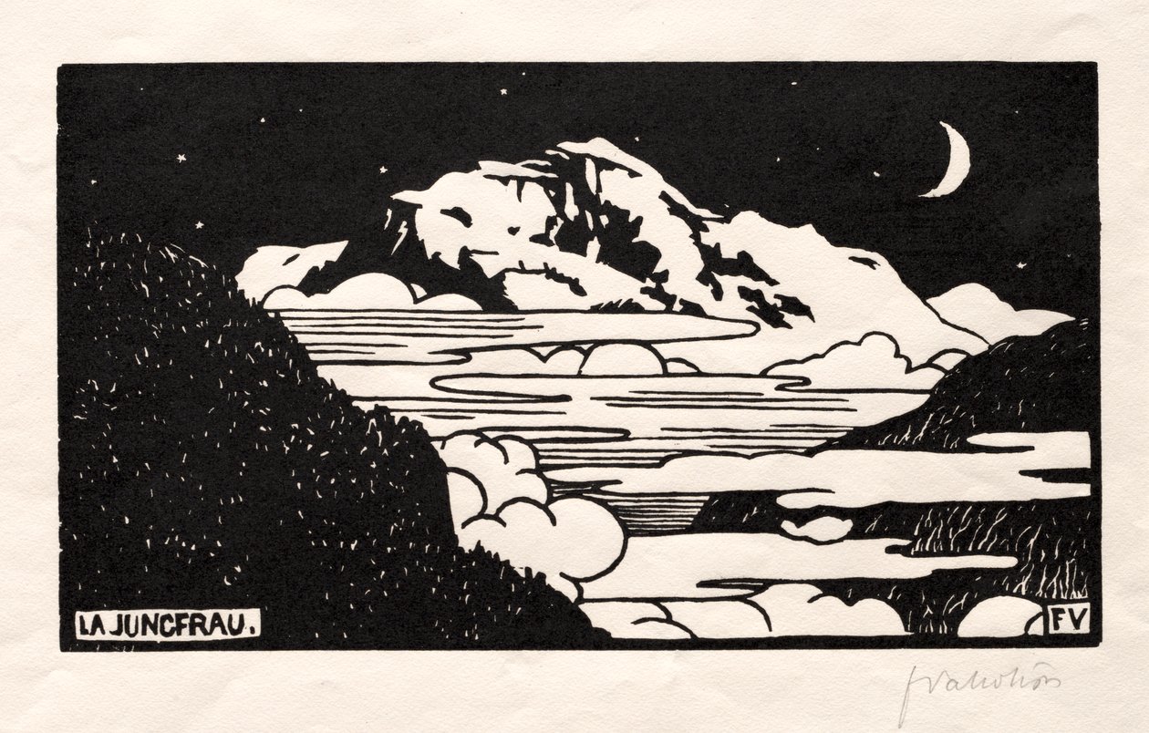 The Jungfrau by Unknown artist