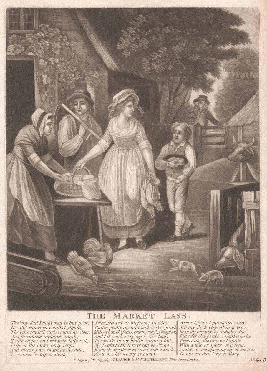 The Market Lass by Unknown artist