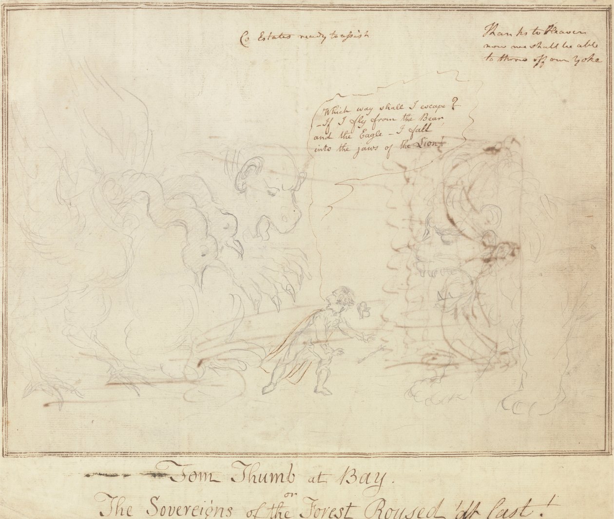 Tom Thumb at Bay by Unknown artist