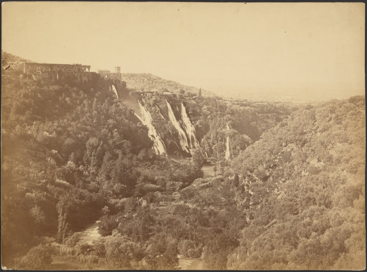 Waterfalls, Tivoli by Unknown artist