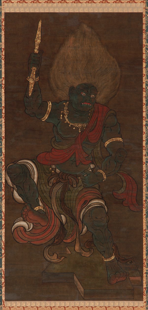 Yaksa Form of Vajrapani (Blue Fudo) by Unknown artist