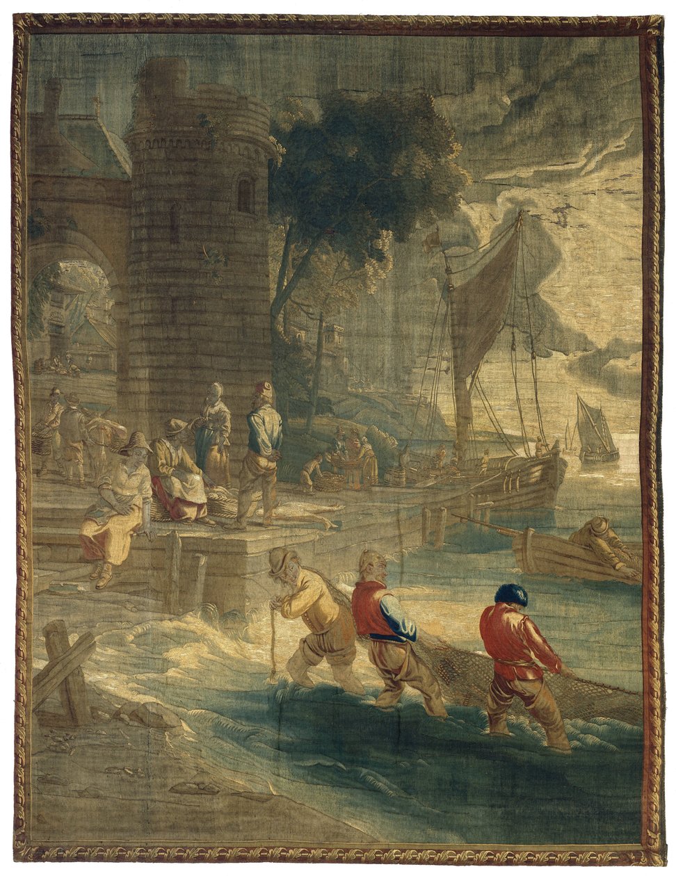 The Fish Quay by Urbanus Leyniers