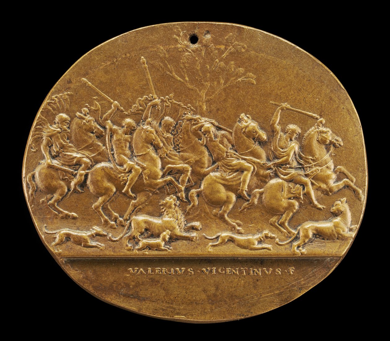 A Lion Hunt by Valerio Belli