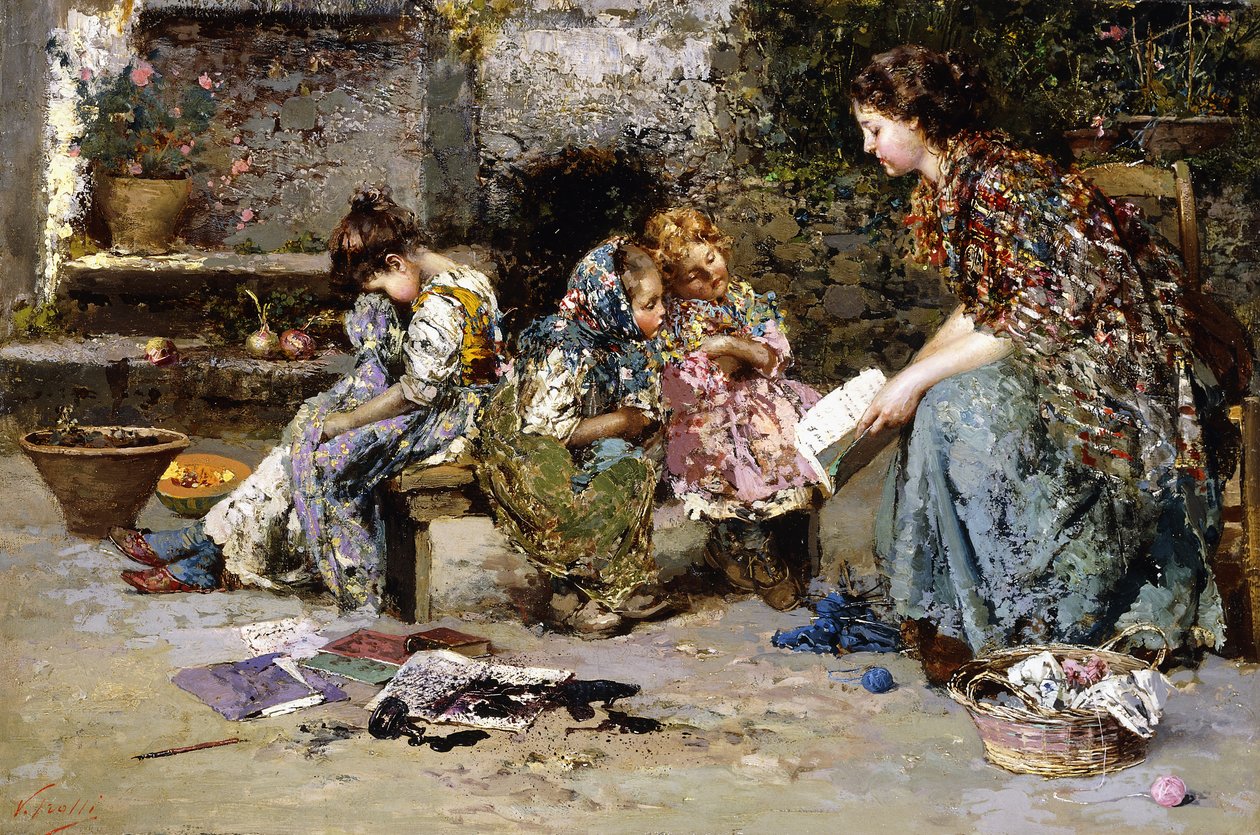 The First Lesson by Vicenzo Irolli