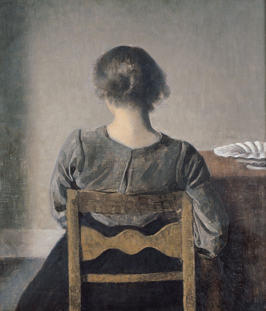 Rest by Vilhelm Hammershoi