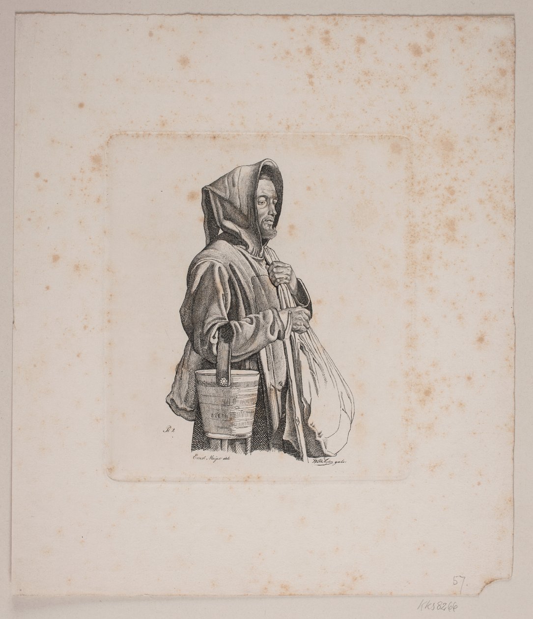 A Beggar Monk by Vilhelm Kyhn