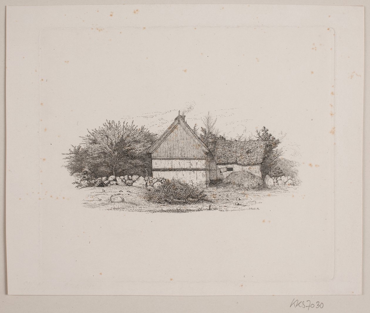 A Farmhouse by Vilhelm Kyhn