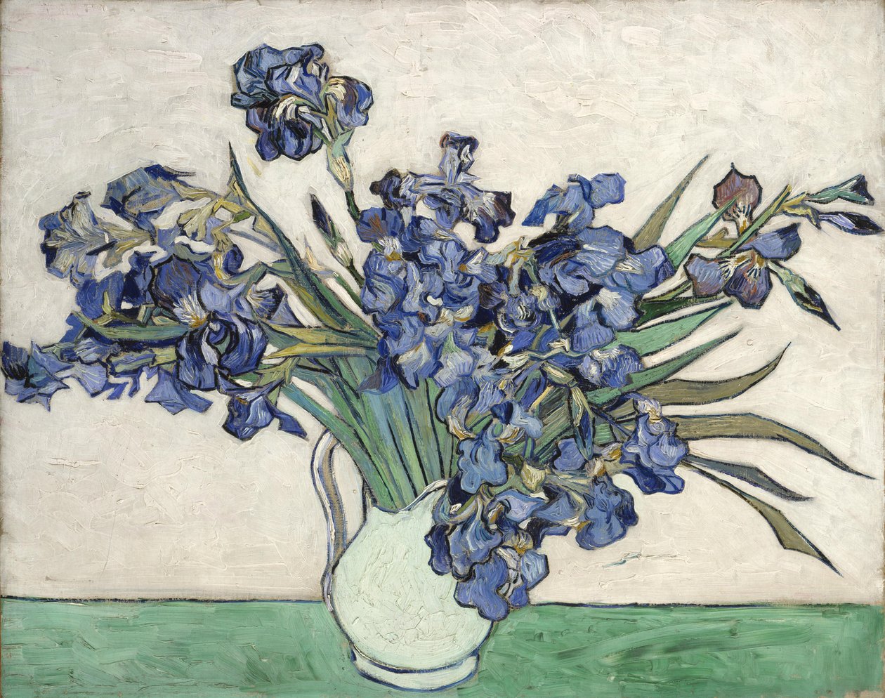 Vase with Irises by Vincent van Gogh