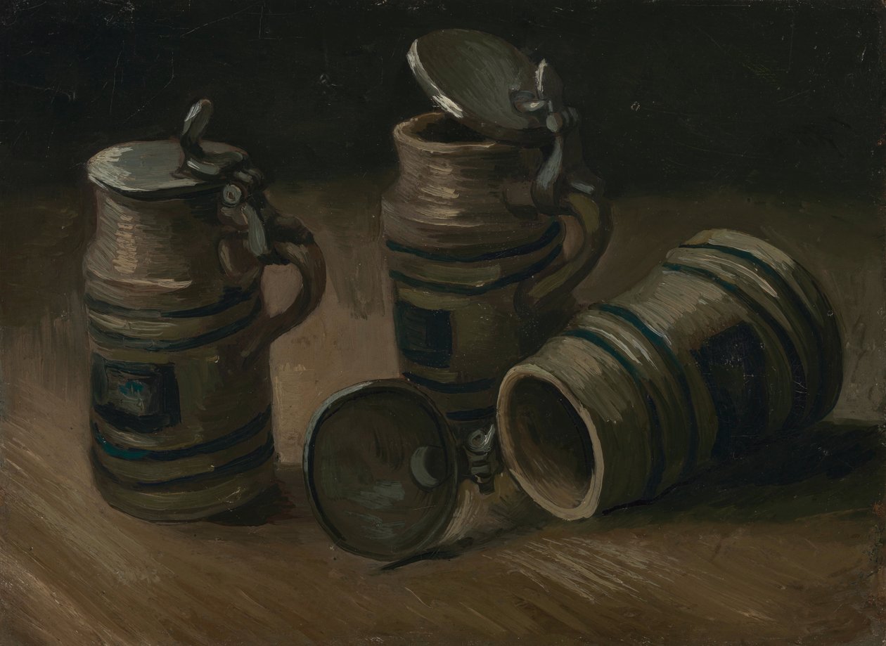 Beer Tankards by Vincent van Gogh