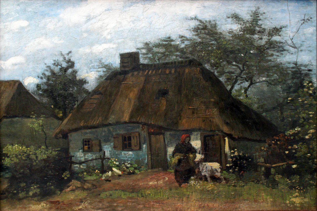 Farmhouse in Nuenen (La Chaumière) by Vincent van Gogh