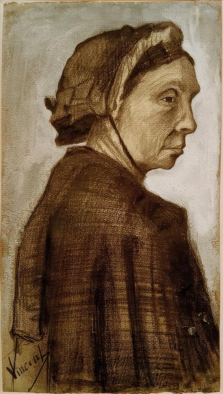 Head of a Woman by Vincent van Gogh