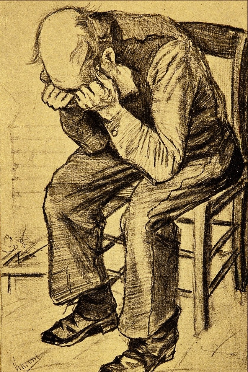 Old Man Grieving by Vincent van Gogh