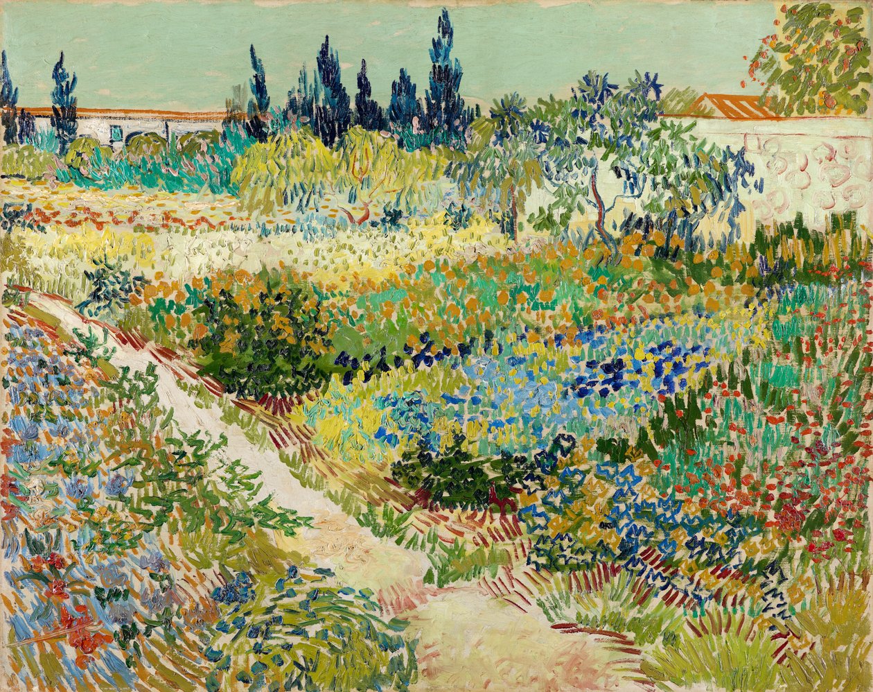 The Garden at Arles, 1888 by Vincent van Gogh