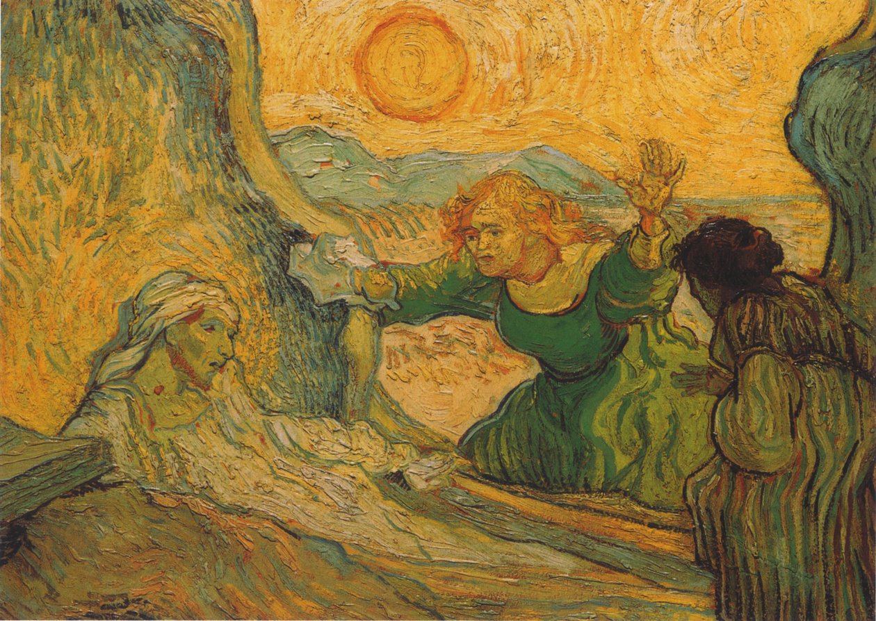 The Raising of Lazarus (after Rembrandt) by Vincent van Gogh