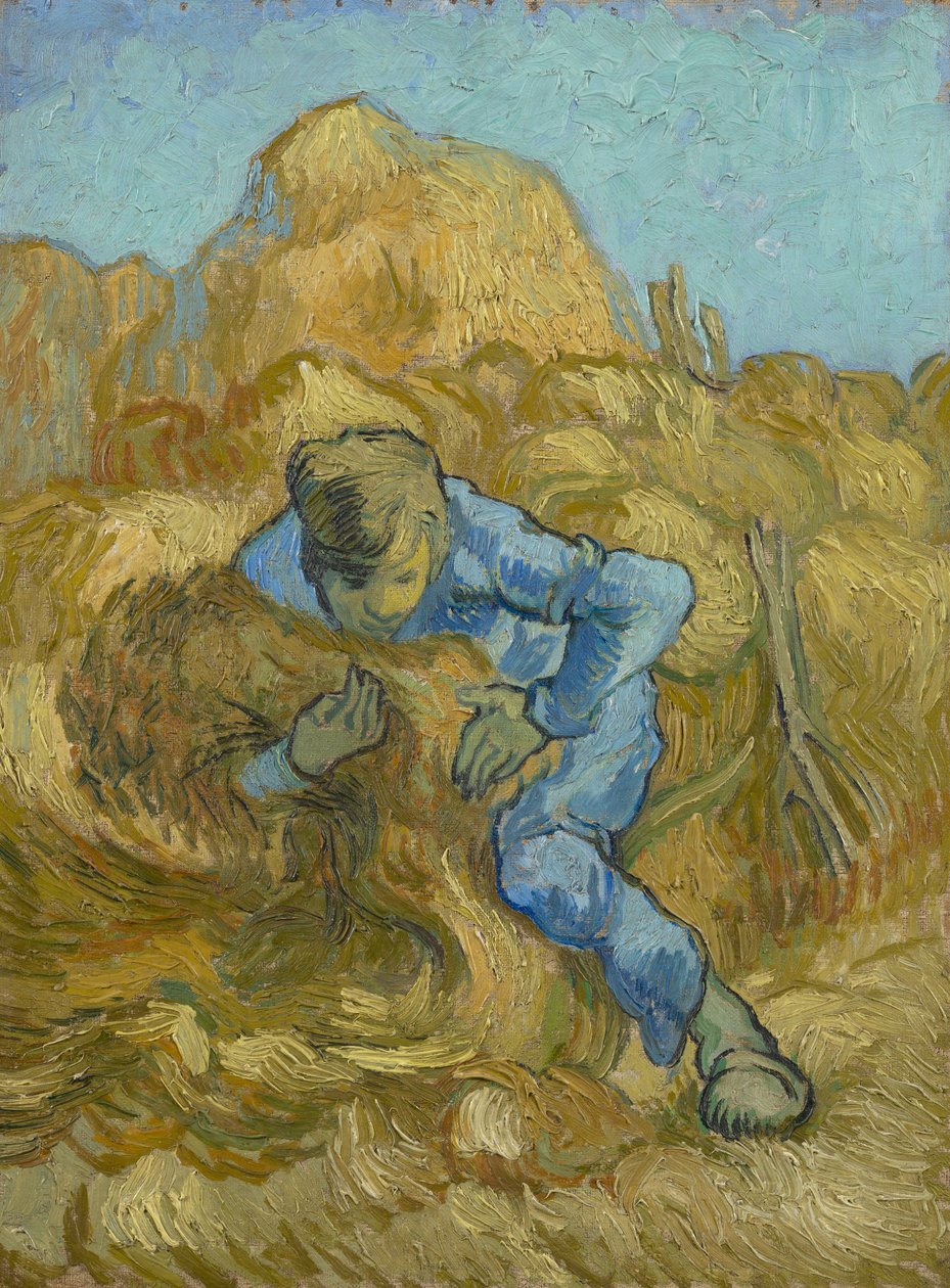 The Sheaf-Binder (after Millet) by Vincent van Gogh