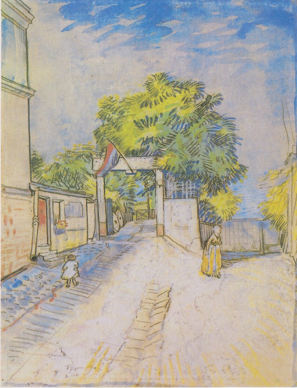 Path with Entrance to a Viewpoint by Vincent van Gogh