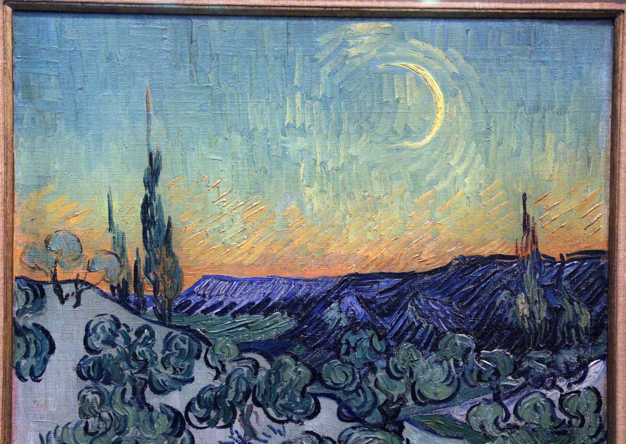 Walk at Twilight by Vincent van Gogh