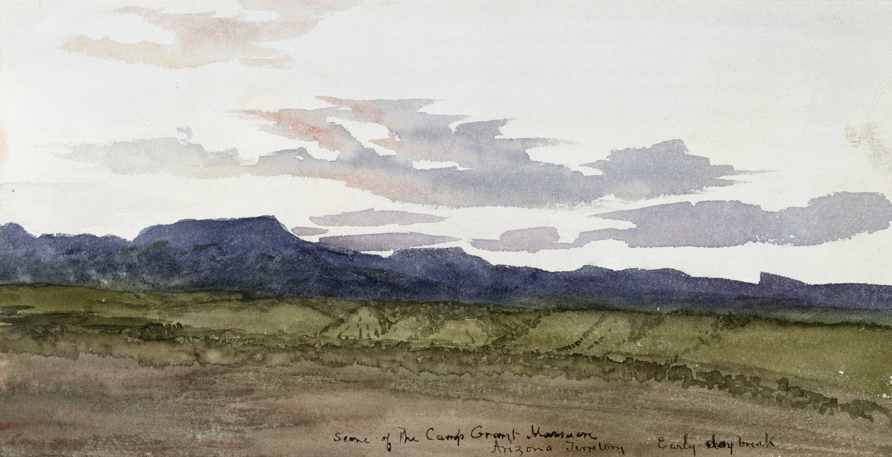 Scene of the Camp Grant Massacre, Arizona by Vincent Colyer