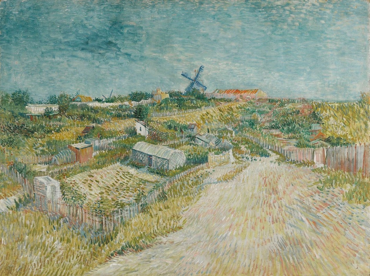 Vegetable Gardens in Montmartre, 1887 by Vincent van Gogh