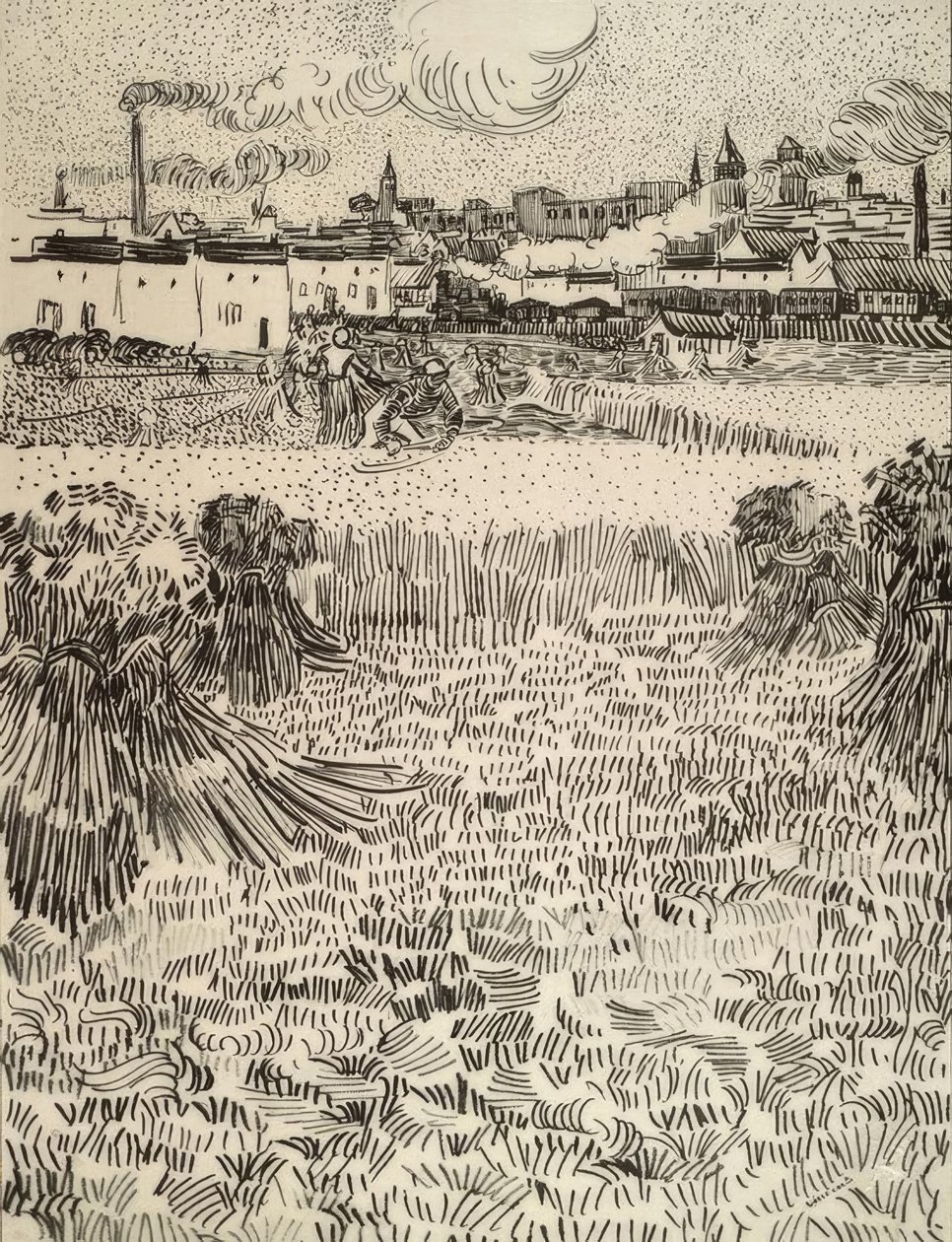 The Harvest by Vincent van Gogh