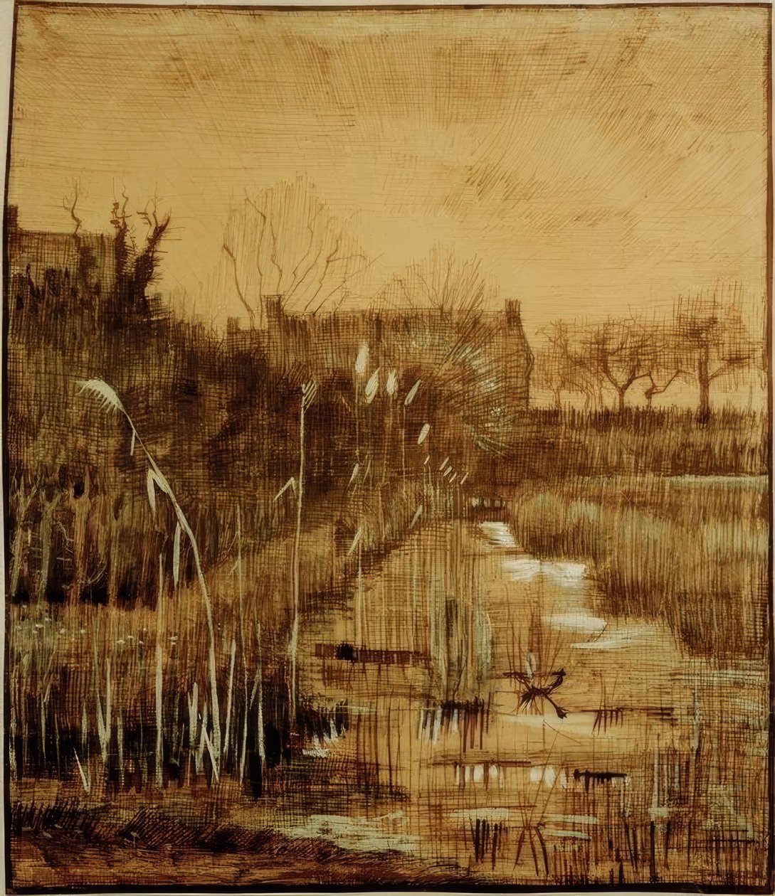 Ditch by Vincent van Gogh