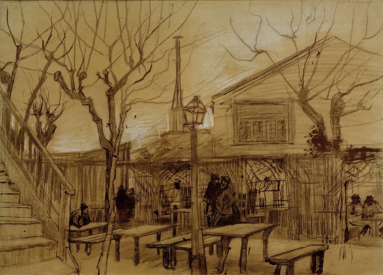 Guinguette by Vincent van Gogh