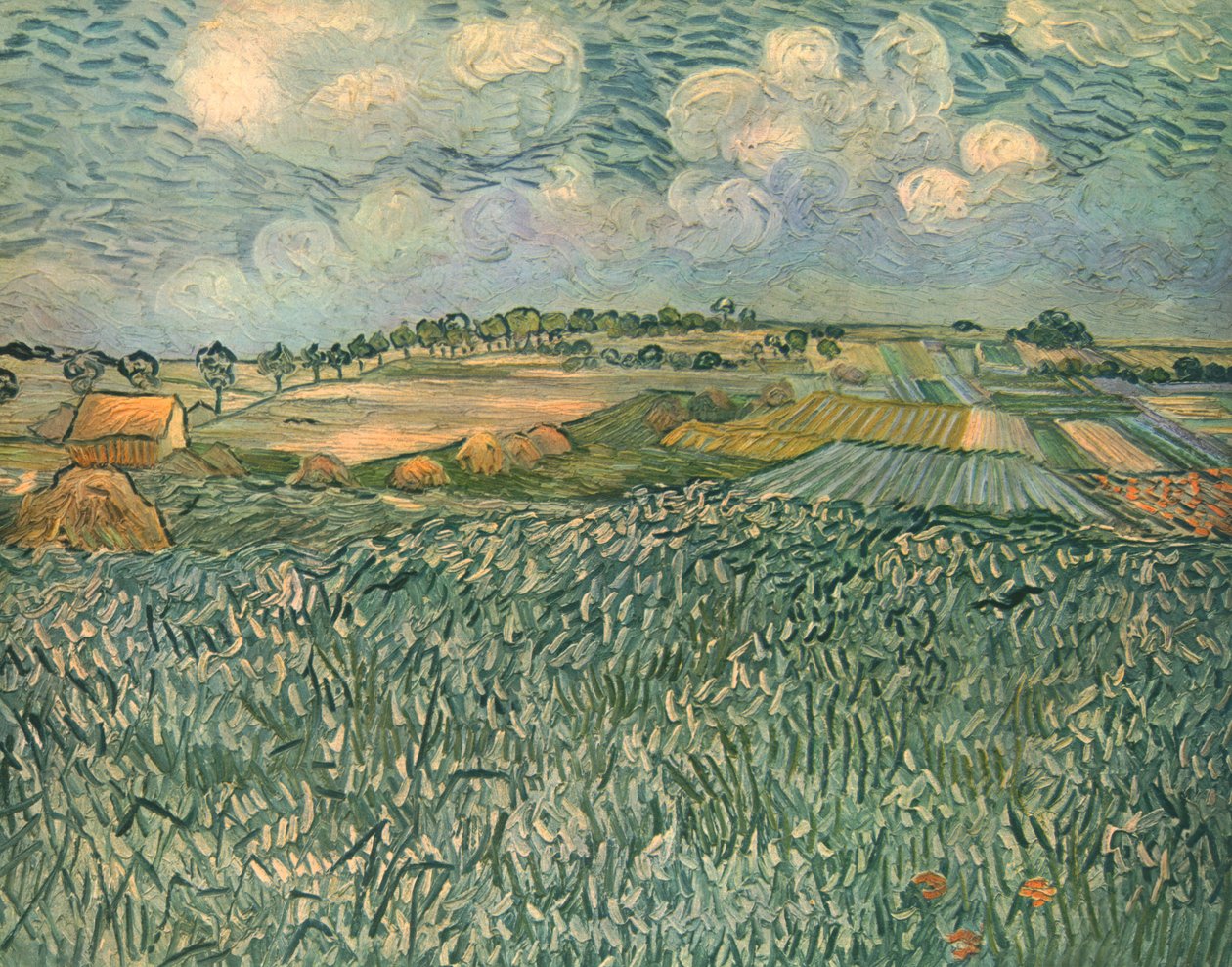 Landscape Near Auvers by Vincent van Gogh