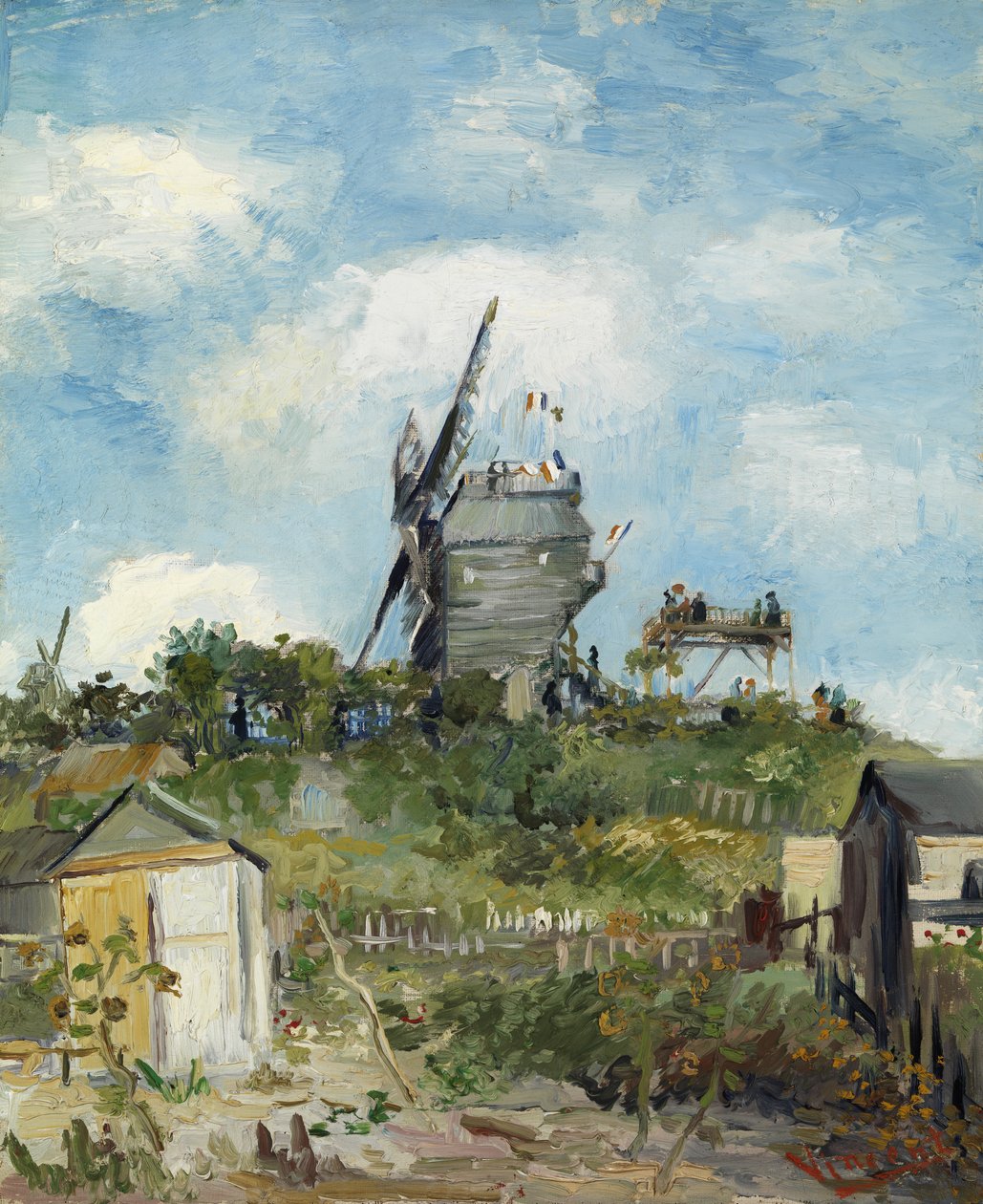 Le Moulin de Blute-Fin, Montmartre by Vincent van Gogh