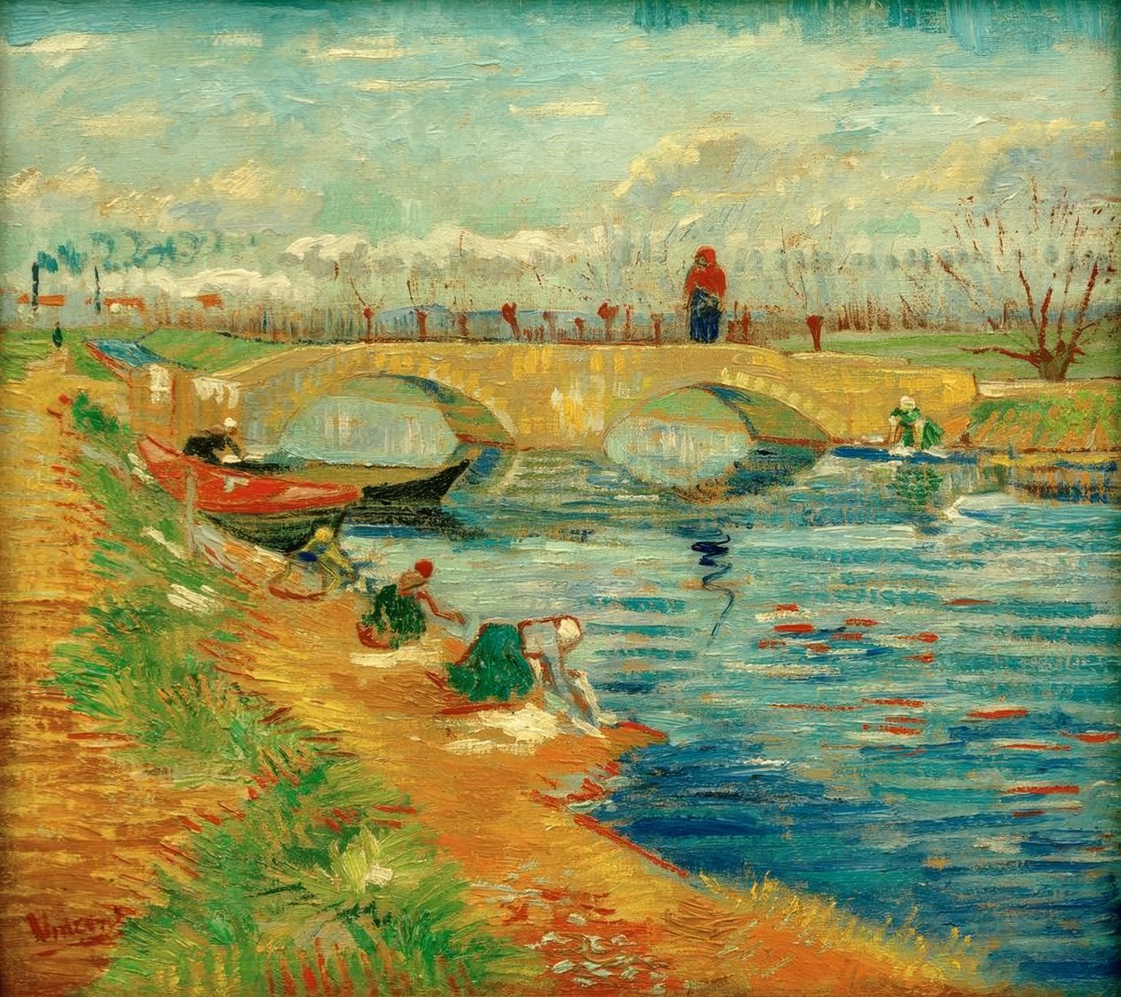 Pont de Gleize near Arles by Vincent van Gogh
