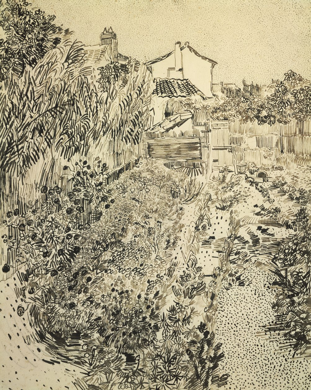 The Flower Garden by Vincent van Gogh