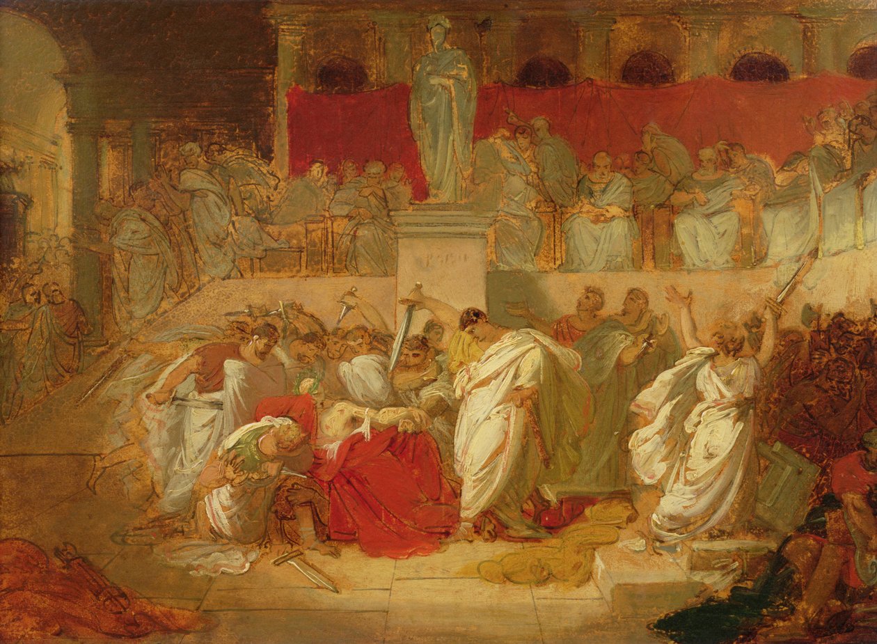 The Death of Caesar by Vincenzo Camuccini