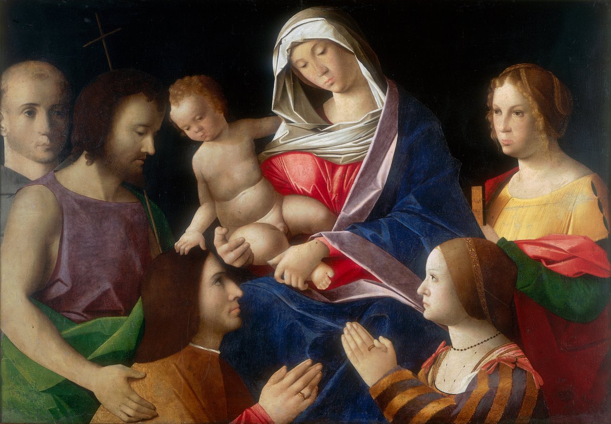 Madonna with Child and Saints by Vincenzo di Biagio Catena