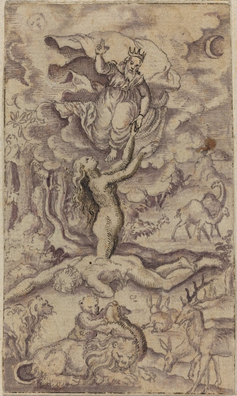 The Creation of Eve by Virgil Solis
