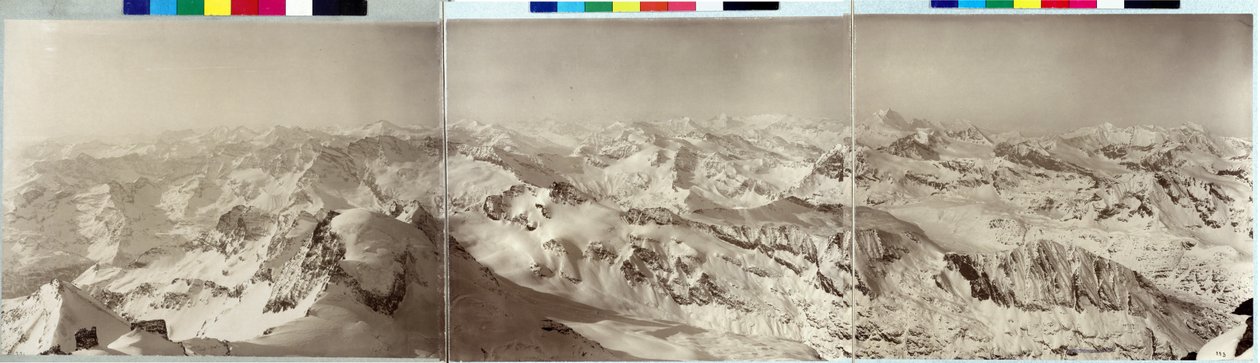 Alps Panorama by Vittorio Sella