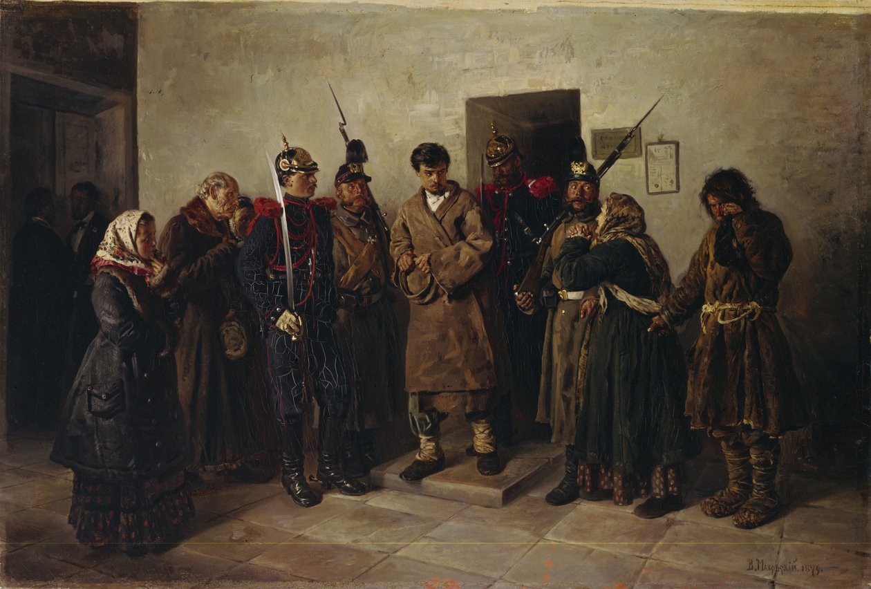 Convict, 1879 by Vladimir Egorovic Makovsky