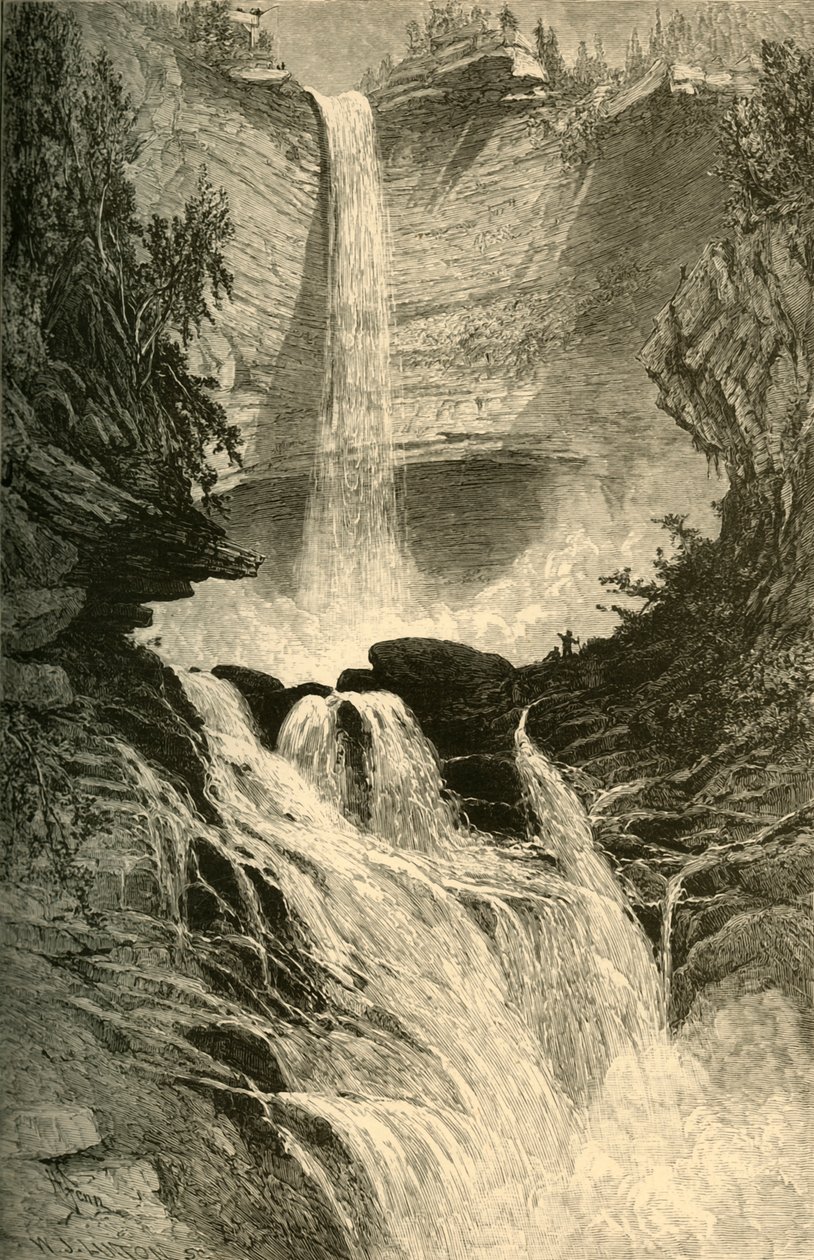 Catskill Falls by W. J. Linton