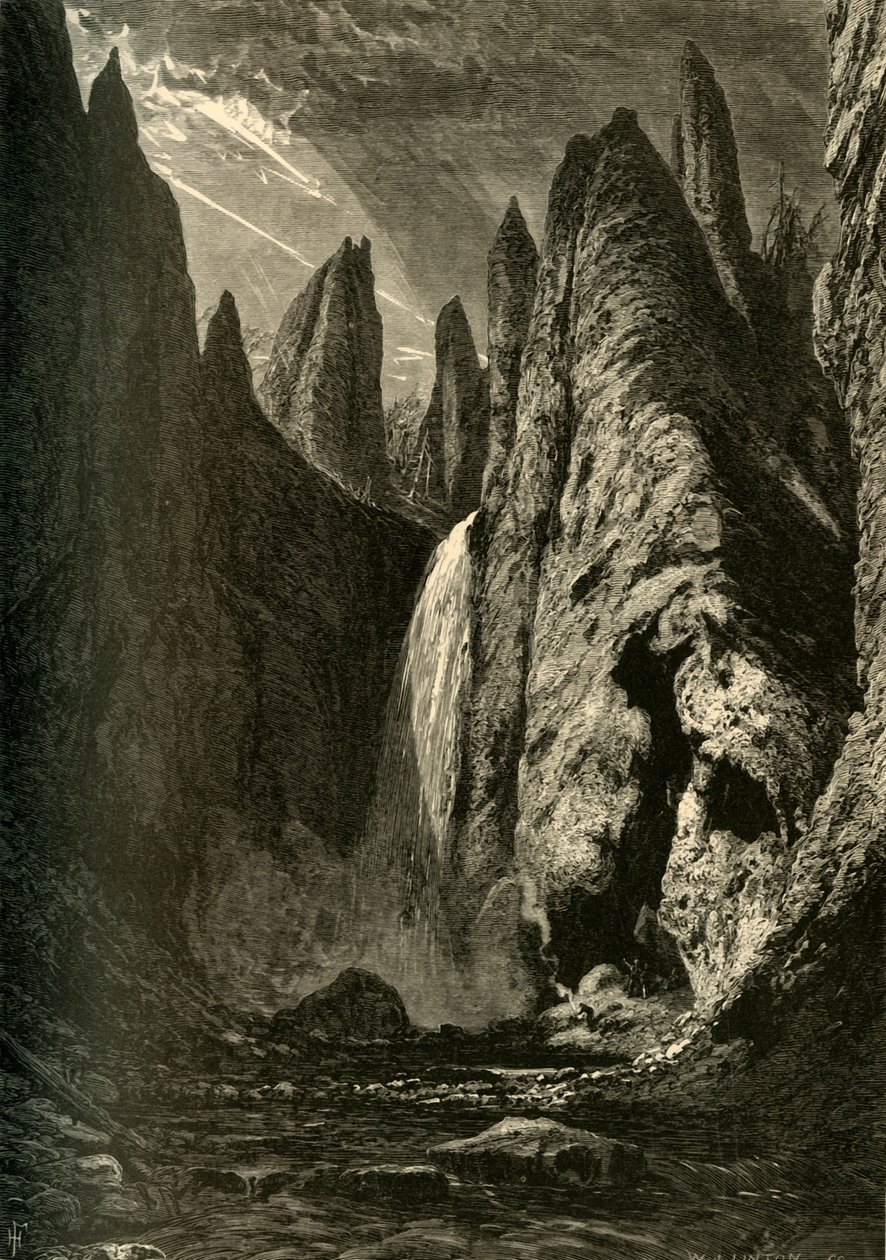 Tower Falls by W. J. Linton