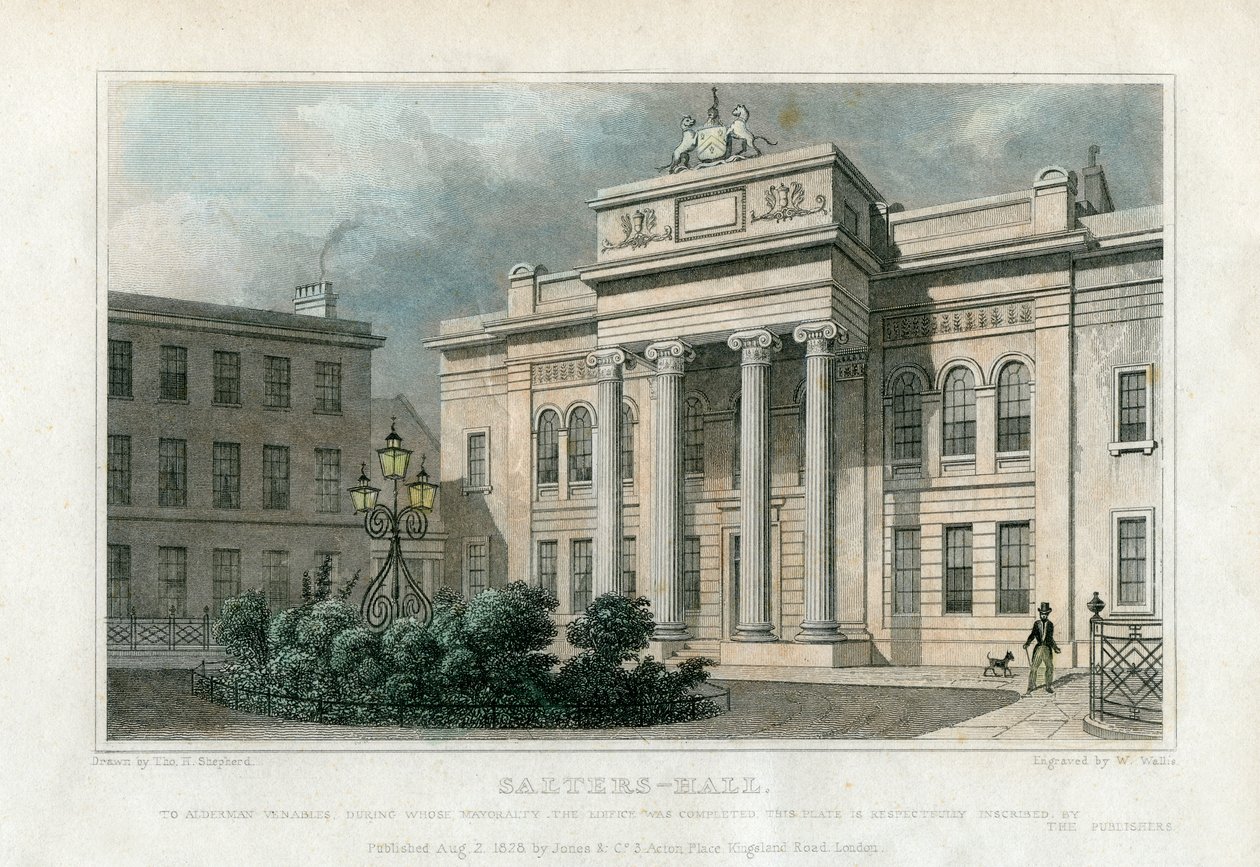 Salters Hall, London by W. Wallis