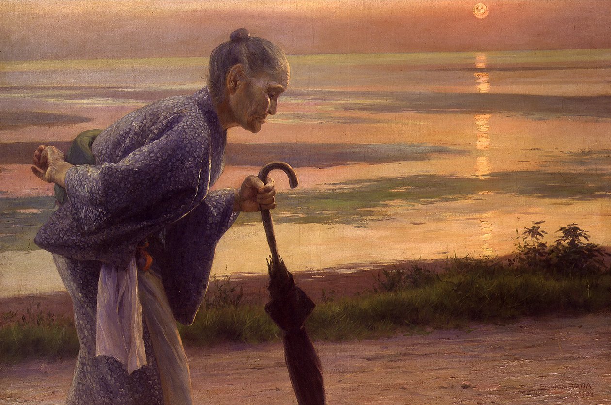 Old Woman by Wada Eisaku