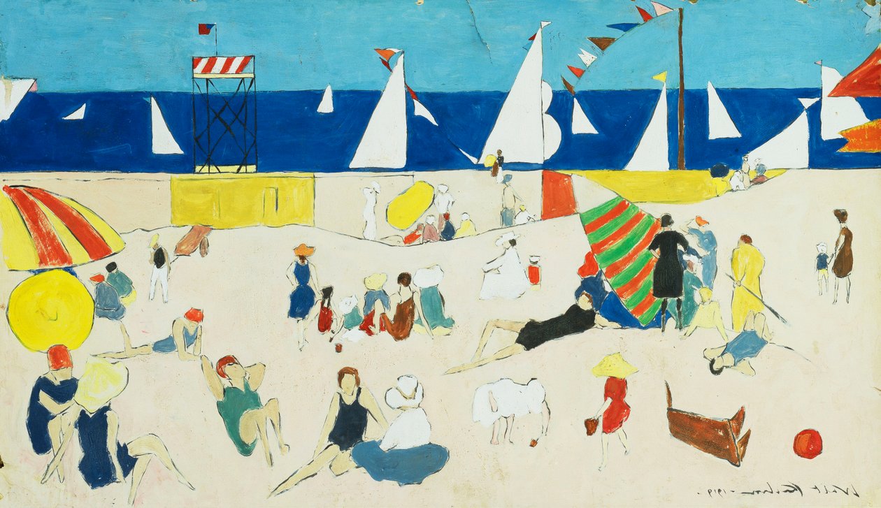 At the Beach by Walt Kuhn