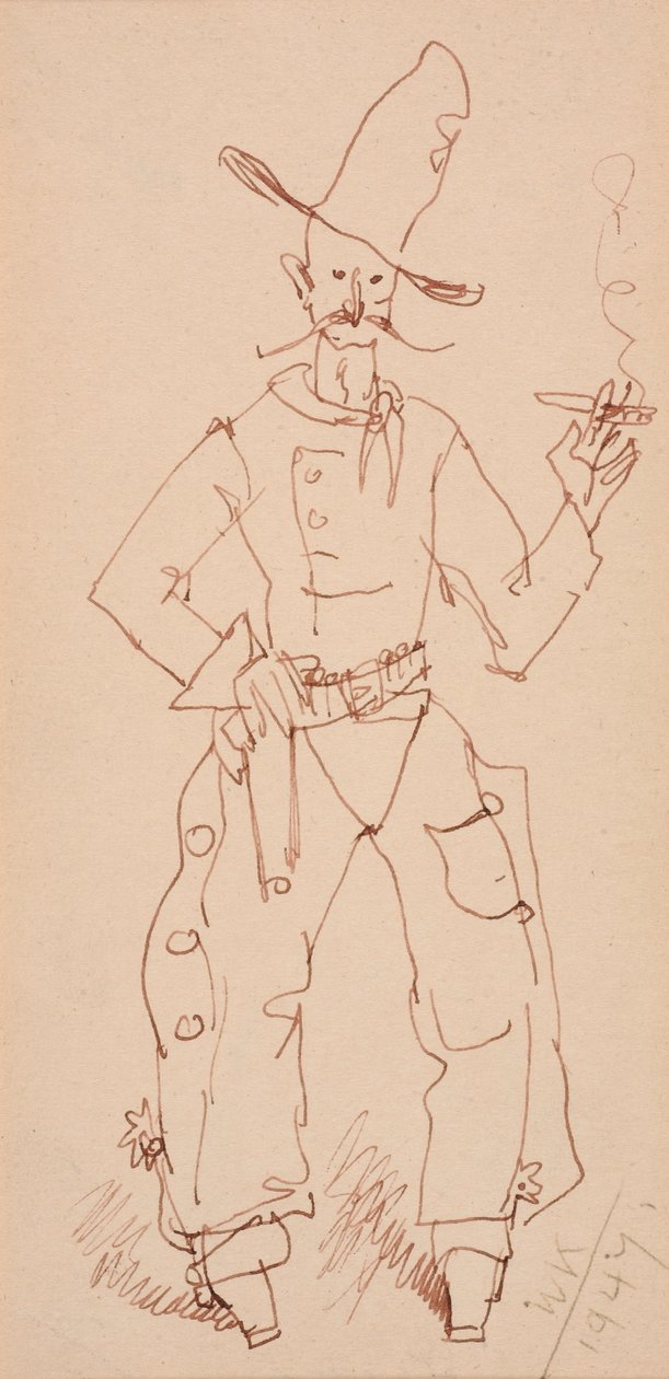 Cowboy Smoking by Walt Kuhn