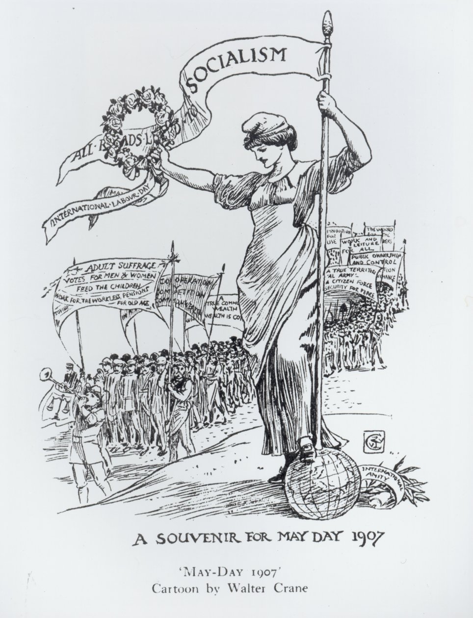 May Day, 1907 by Walter Crane