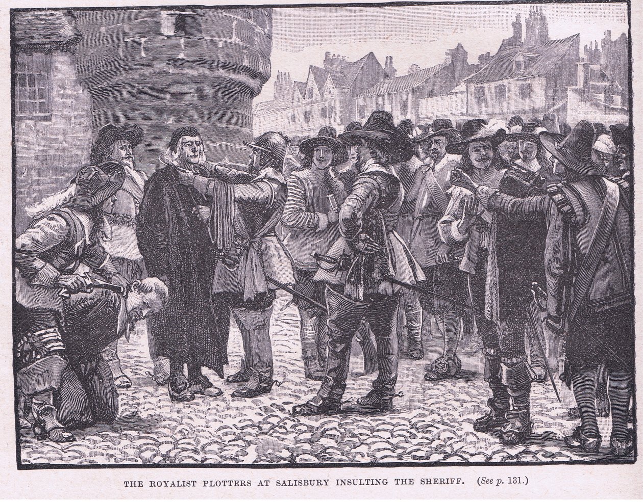 The royalist supporters at Salisbury insulting the sheriff AD 1655 by Walter Stanley Paget