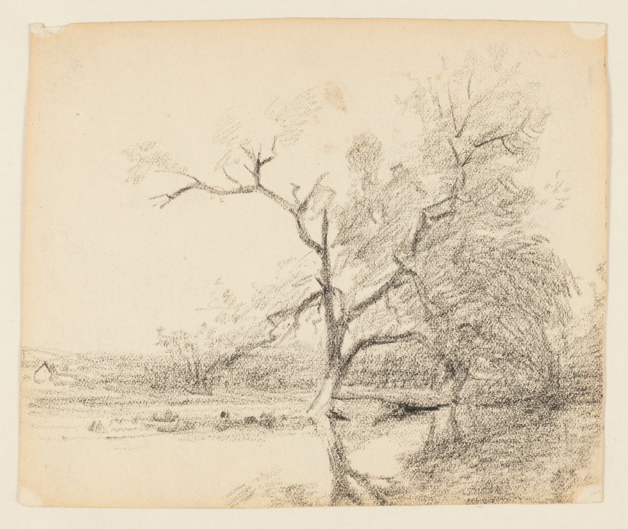 Sketch of Landscape by Walter Clark