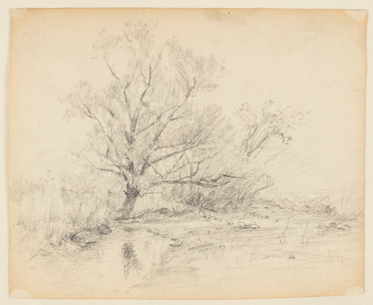 Sketch of Landscape by Walter Clark