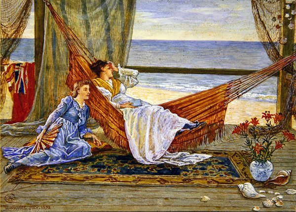 In the Beach House by Walter Crane