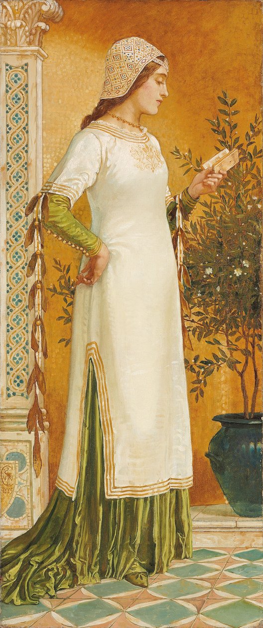 Laura Reading by Walter Crane