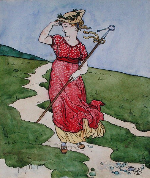 Little Bo-Peep by Walter Crane
